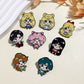 8pcs Sailor Moon Enamel Brooch Set Tsukino Usagi Cartoon Character Fashion Metal Badges Accessories for Backpacks And Clothing