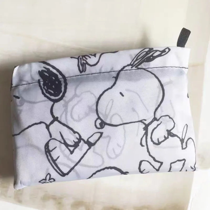 2026 New Snoop Y Portable Foldable Supermarket Shopping Bag Large Eco-Friendly Bag Large Grocery Handbag Capacity Tote Hot Sell