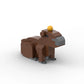 Animal Series 75Pcs MOC Bricks Capybara Figires DIY Building Blocks Kids Education Toys For Children Birthday Gift