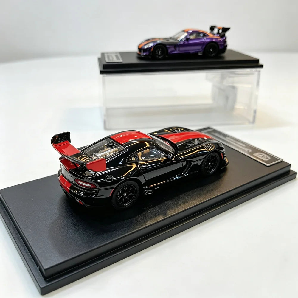 1/64 Model Car For Third Generation Viper Supercar Simulation Alloy Sports Car Model Collector Toy Luxury Vehicle For Gifts