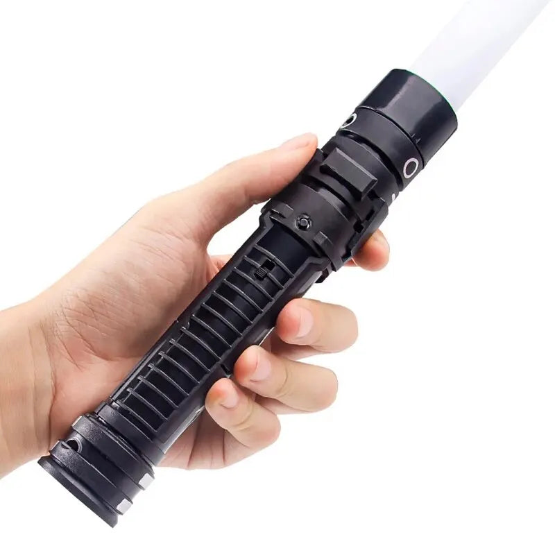 Sword Lightsaber Red and Blue Double Saber Rave Transformation Children's Gift Cosplay Weapon Boy Cool Flashing Toy