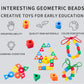 Beaded Diy Handmade Puzzle Wearing Beads Building Blocks EarlyEducation Geometry Shape Bracelet Toy