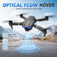 Foldable RC Drone 4K HD Dual Camera 90° Adjustable 120° Wide Angle 50X Zoom Altitude Hold 2.4G 100M Remote FPV Quadcopter
