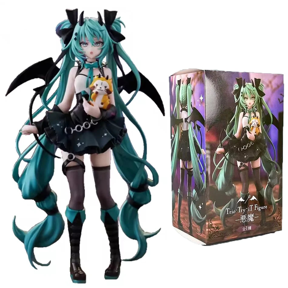 Animation Anime Popularity King Hatsune Miku Handmade Devil Hatsune Miku Cat Ear Hatsune Miku Cute Handmade PVC Model Decoration