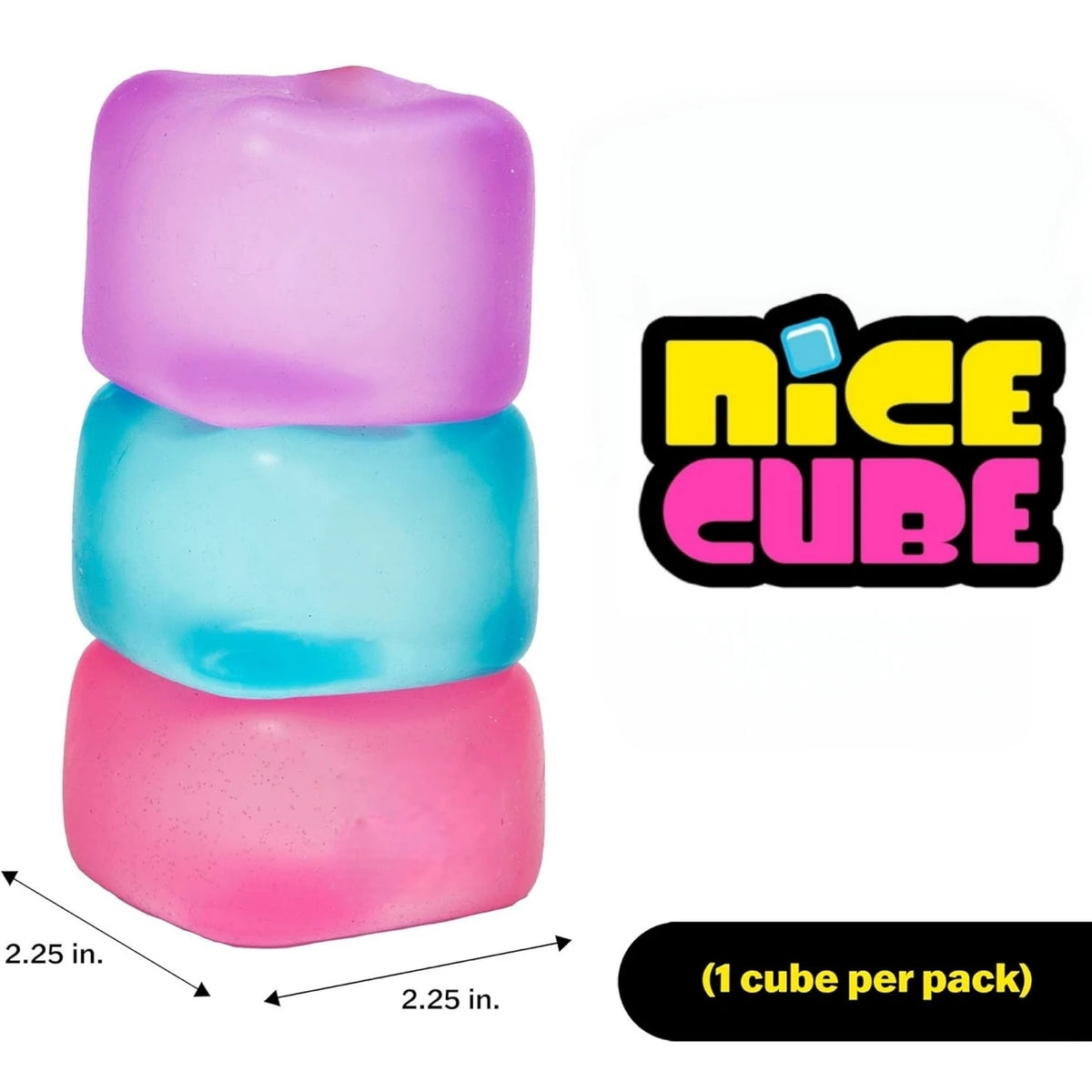 Nice Cube, Ice Cube Squishies Toys, Durable, Slow-Rebound Fingertip Exquisite Spherical Ice Cube With Box, Non-Sticky Desk Toy For Relaxation & Focus For Adult, Classroom Prizes, Novelty Gift for Kids and Adults, Christmas/Ha