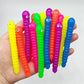 Colored caterpillar Pull Worm Noodle Fidget Toys Stretch String TPR Rope Anti Stress String Stress Relief Autism Vent Toys