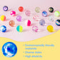 JOYFY 24 PCS Multistyle Bouncy Balls 6 Styles 32mm Assorted Bouncy Balls Bulk for Kids Party Favors Chirstmas Birthdays Gifts