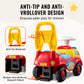 SucceBuy Toddler Ride On Push Car Sit to Stand Kids Ride On Toy Car W/ Music Steering Wheel   Seat Storage for Toddlers Ages 1-3