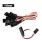 10pcs 100mm/150mm/200mm/300mm/500mm RC Servo Extension Cord Cable Wire Lead JR For Rc Helicopter Rc Drone