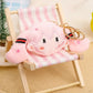 Plush Keychain Cute Soft Doll Bag Charm Pendant Decoration Accessories For Girls Gift Keys Backpack