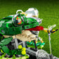 Mechanical Shark Building Set, Sea Life Crocodile Parrot Mantis Frog Manta Ray Building Blocks Light, Animal Toys Gift for Kid