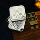 SNAP Grumpy Rabbit Fidget Spinner Tuning Fork Three Layers Magnetic Side Push Slider Metal Decompression Fingertip EDC Toy