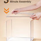 Rolife 3D Puzzle Toy Parts and Accessories - Clear Acrylic Display Box for Hobby Collectible Dust Cover Display Case for Miniature House Stackable Storage Plastic Box