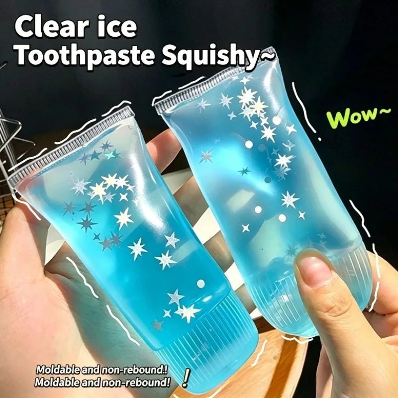 Novelty Squishy Facial Cleanser Fidget Toys Plasticity Toothpaste ASMR Squeeze Toys Relieve Anxiety for Adults Anti Stress Gifts