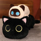 Giant Cute Soft Cat Plush Sleep Long Pillow Cushion Kawaii Black Cat Soft Plush Toys Gift