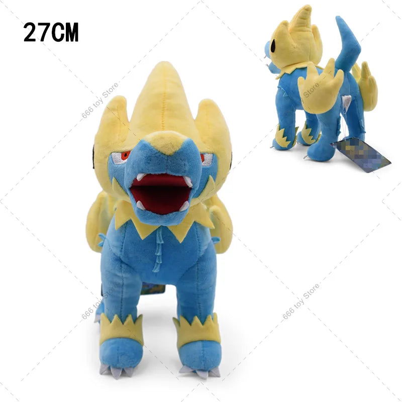 15 Styles Pokemon Plush Shinx Zeraora Furret Alolan Ninetales Cosmog Alolan Vulpix Shiny Kyogre Stuffed Toy Peluche Dolls Gifts