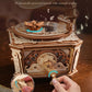 ROKR Wooden 3D Puzzle Diva Gramophone Music Box Mechanical Model Building Kit for Home Decor Holiday Gift for Adults Teens Friends