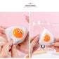 Egg Yolk Squishy Toy - Food-Safe Silicone Stress Ball, Kawaii Rice Ball Popping Fidget Sensory Toy for Anxiety & Focus