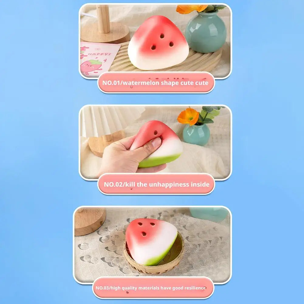 Watermelon Anti Stress Squeeze Toy Slow Rising Squishy Sensory Toy Gift Squishy Stress Reliever Squeeze Toy Stress Relief Toys