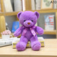 30CM Colorful Bear Plush Animals Toys Doll Soft Stuffed Teddy Bears for Girls Wedding Baby Shower Toy Birthday Gift Child Kids