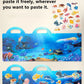 Reusable Cartoon Sticker Book for Kids Multiple Scenos DIY Puzzle Game Educational Learning Classic Toys for Child Age 2-4 Gifts