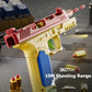 Continuous Firing Building Block Toy Gun Shell Throwing  Airsoft Blowback Empty Hanging Pistol Outdoor CS Weapon for Boys Adult