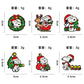 6Pcs Cute Puppy Christmas Enamel Pins Santa Tree White Dog Animal Brooch Puppy Lapel Badge For Backpack Hat Xmas Holiday Gift