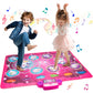 90x90cm Music Play Mat Educational Toys For Kids Large Elecrtic Dancing Mat With Lights Keyboard With 3 Game Modes Sport Toys
