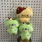 New Cute Banana Honey Melon Bear Pendant Plush Soft Cute Keychain Backpack Phone Pendant Bag Accessories Girlfriend Gift