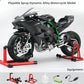 Spray 1:6 Kavvasaki Racing Ninja 500 H2R Motorcycle Simulation Sound Light Fast And Furious Kid Gift Collection Value Display