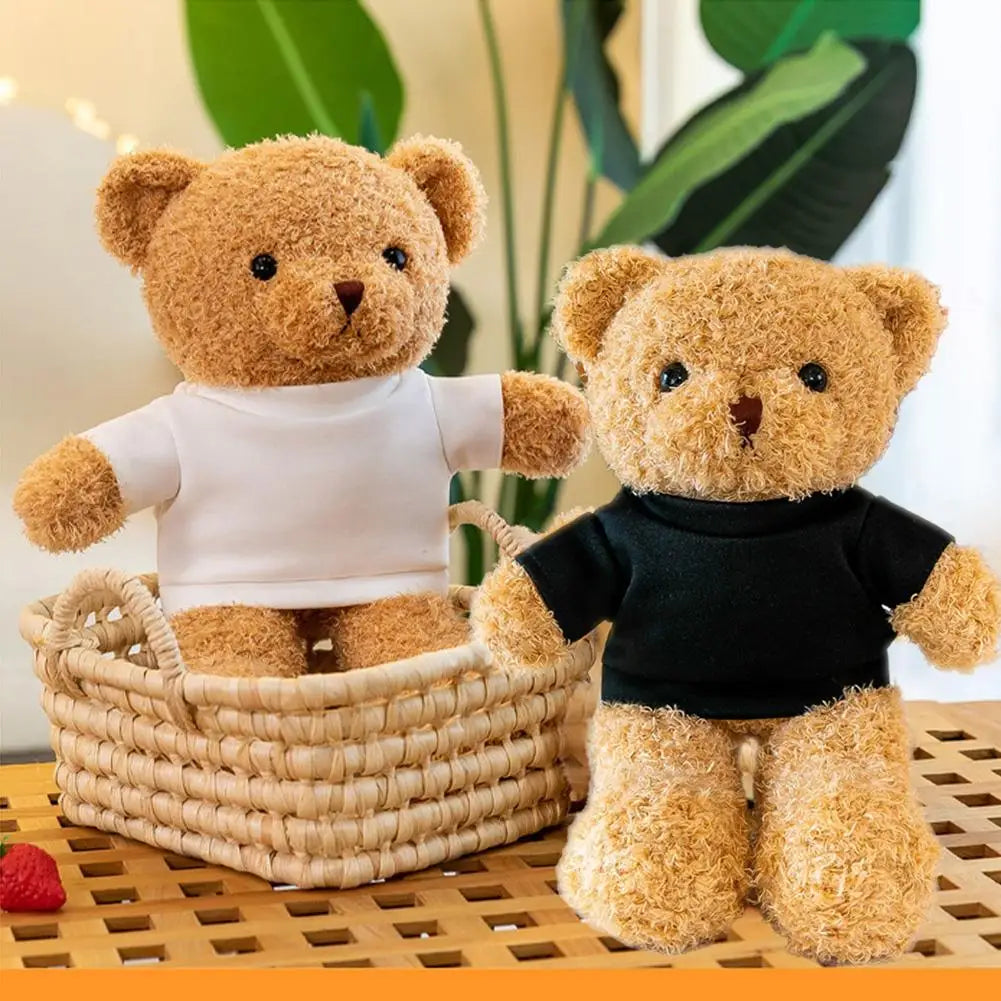 30cm Cute Wearing Sweater Teddy Bear Plush Toy Adorable Stuffed Animal with Soft Teddy Bear Plush Toy Adorable Stuffed Animal