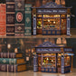 Notting Hill Book Nook 3D Wooden Puzzle DIY Love Bookstore Handmade Bookshelf Dollhouse Model Decorative Bookend Building Ki