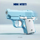 3D Printed Gravity Fidget Stress Relief Mini Pistol Toy Plastic Manual Burst Decompression Toy Christmas Gift