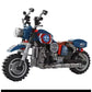 Creative Anime Characters Motorcycle Models Motorcycle Assembly Building Blocks Toys Decorative Items for Display Holiday Gift