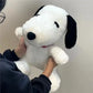 Cute Small Size Snoopy Plush Toy White Dog Soft Pillow Plush Doll Cartoon Animal Birthday Gift for Girlfriend Kids Decoration