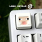 Square Shape My World Series Pixel Style Personalized Mechanical Keyboard Diy Decoration Keycap Game Periphery Custom Edition