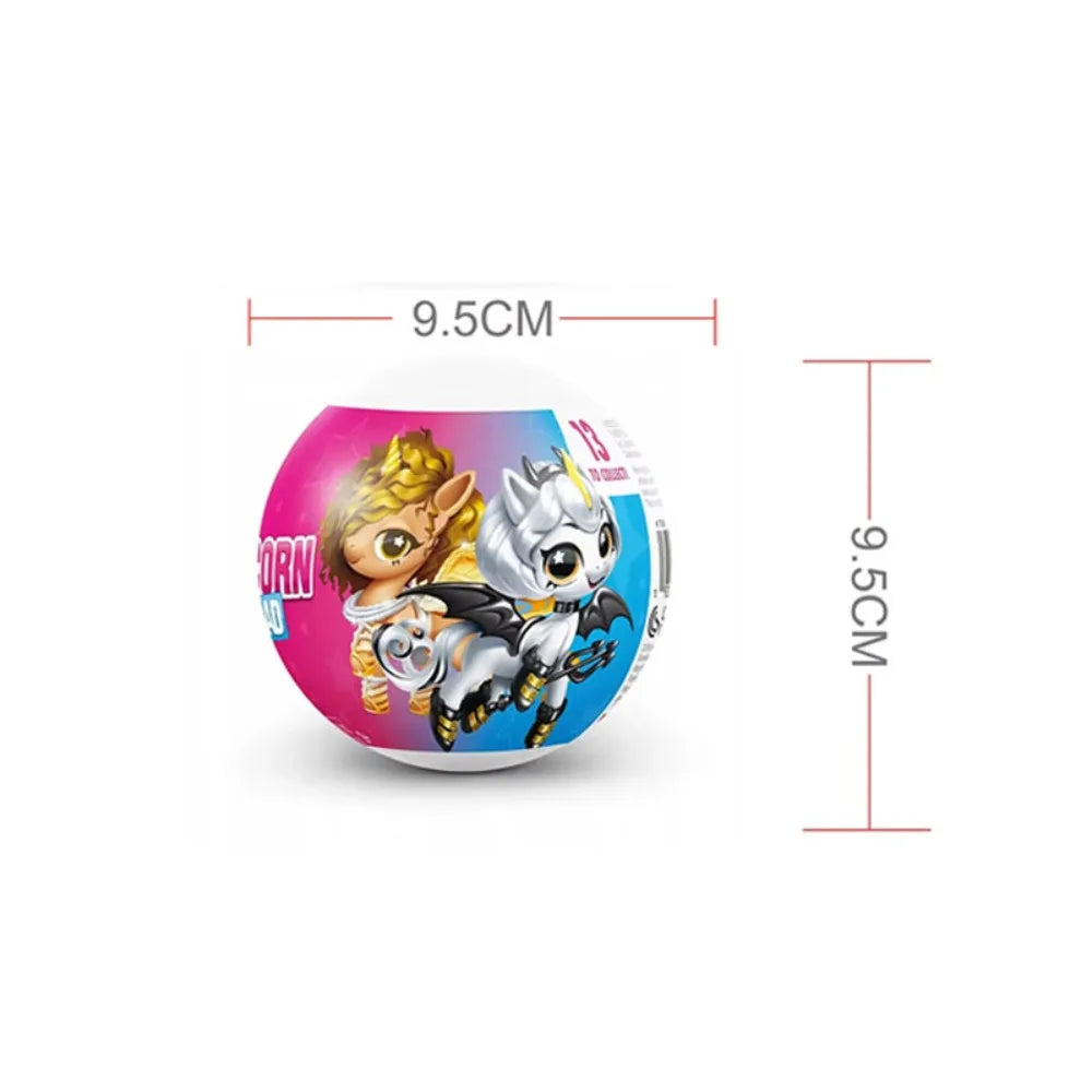 ZURU 5 Surprise Mini Brand Unicorn Squad Verrasingsball Luminous Fairy Favorite Gift Cute Pony Blind Box Accessory