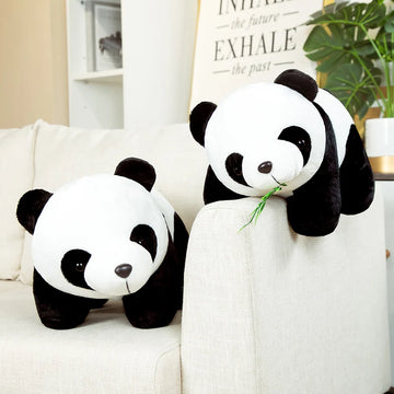 20cm Cute Baby Bamboo Panda Bear Plush Stuffed Animal Doll Cartoon Kawaii Dolls Christmas Gifts