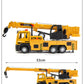 1/32 Crane Truck Alloy Car Model Diecast Metal Toy Simulation Engineering Vehicles with Sound and Light Model for Children Gifts