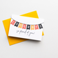 Congrats with Banner Greeting Card