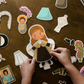 My Saint Thérèse, A magnetic wooden dress-up doll set