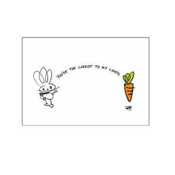 ZillyTales Card - Carrot To My Chaos: I Love You