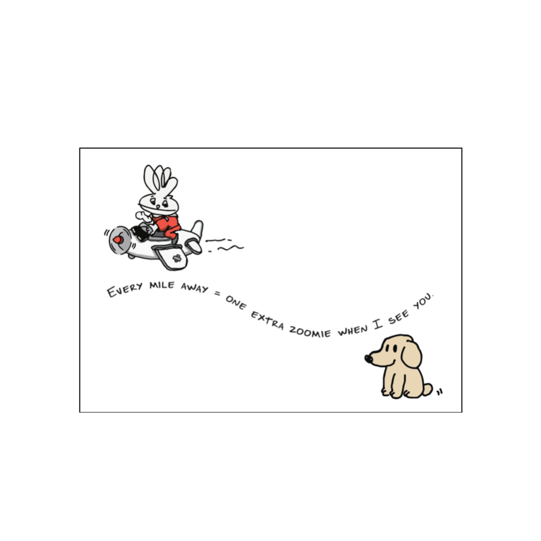 ZillyTales Card - Zoomie Countdown: I Miss You