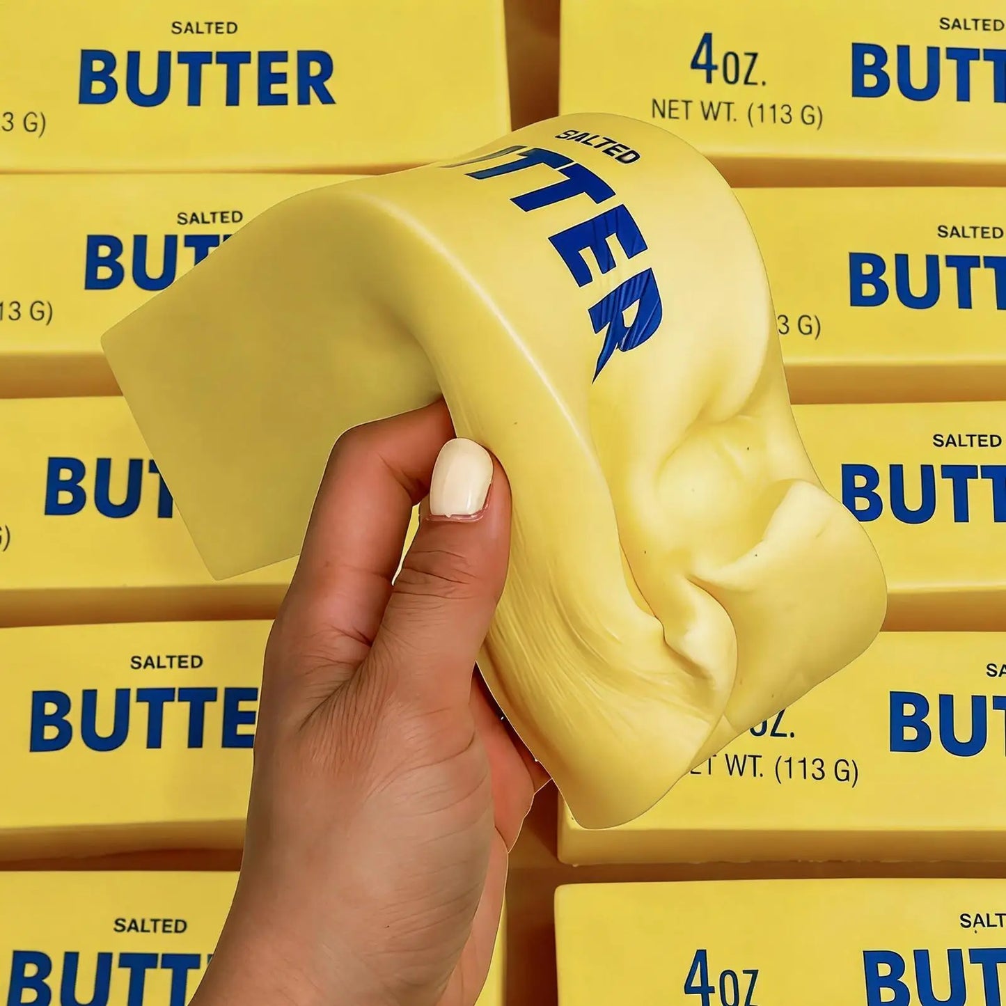 Soft Big Butter Anti-stress Fidget Toy Slow Rebound Stress relieve Squeezing Toy For Kids Teens Students Adults Home Office