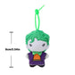 9cm Batman Superman Plush Keychain DC Justice League 9cm Harley Quinn Joker Cute Cartoon Movie Dolls Creative Christmas Gifts