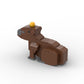 Animal Series 75Pcs MOC Bricks Capybara Figires DIY Building Blocks Kids Education Toys For Children Birthday Gift