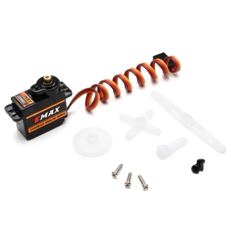Emax EMX-SV-0275 ES08MA II 12g Analog Metal Gear Servo For Rc Car 1/24 Axial Scx24 90081 Axi00006 Axi00002 Gladiator Parts