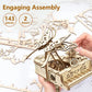 3D Wooden Puzzle Music Box Piano Model Kit DIY Assembly Musical Instrument Building Kits Home Decor Crafts Gift for Adults Kids