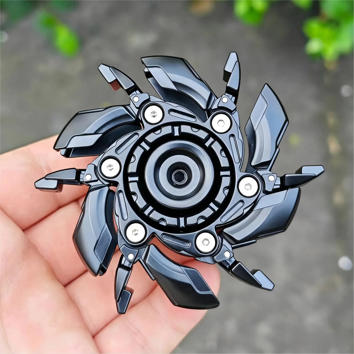 EDC Fidget Sliders Fidget Toys Stress Relief For Adults Magnetic Metal Irritable Mood Buster Open Armor Spinning TopFidget Toys