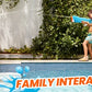 Full  Automatic Electric Water Gun Toys 43cm Portable Children Adult Summer Beach Outdoor Fight Fantasy Toys for Boys Kids Game